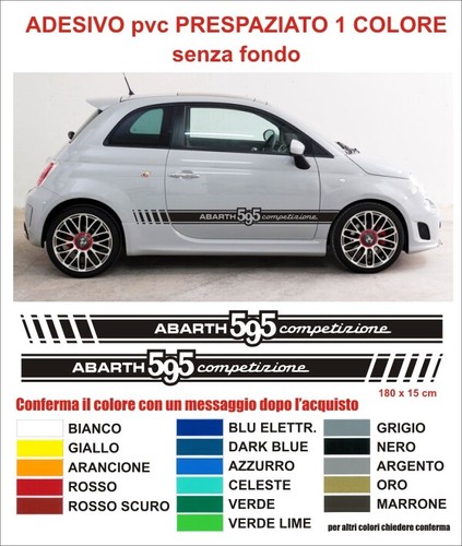 Kit adesivi strisce fiat - adesivi, 500