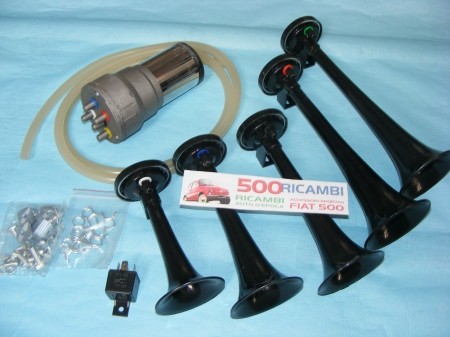 Kit trombe clacson musicali - 5,