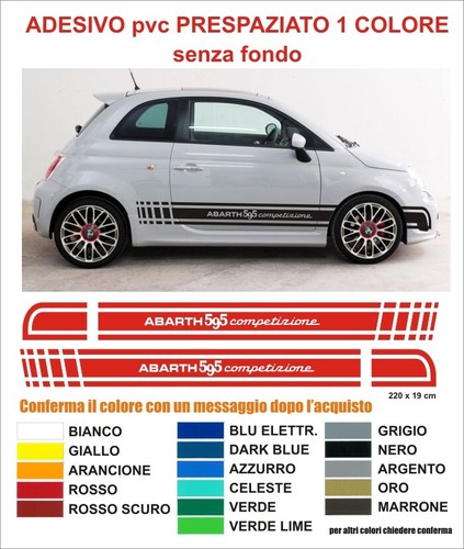 Kit adesivi strisce fiat - adesivi, 500