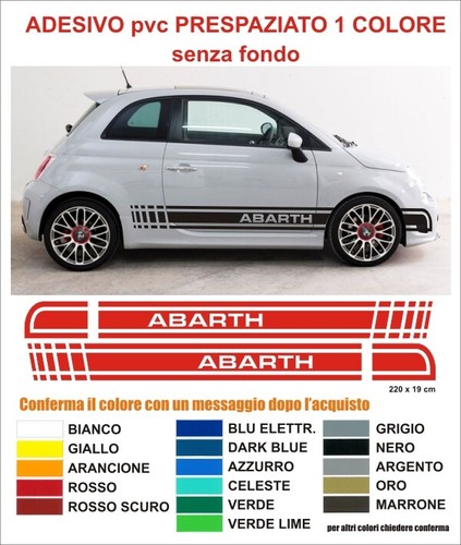 Kit adesivi strisce - fiat, 500