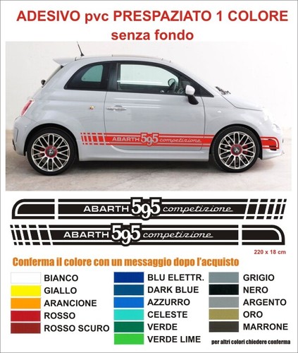 Kit adesivi strisce fiat - adesivi,