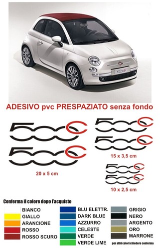 Kit adesivi fiat - adesivi,