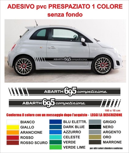 Kit adesivi strisce fiat - adesivi, 500